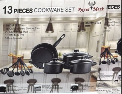 Batería Cocina Ollas 13 Piezas Utensilio